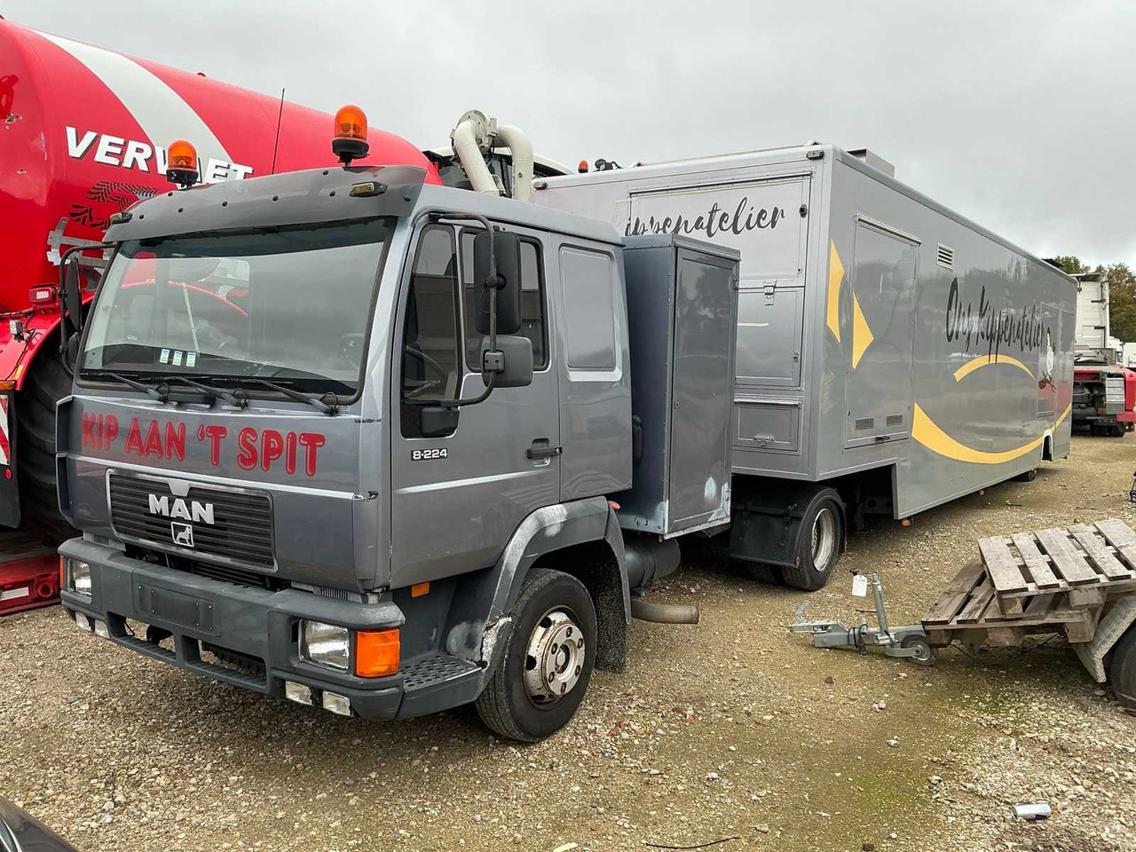 MAN 8-224 TRUCK WITH SEMI-TRAILER SALES - Truk: gambar 1 MAN 8-224 TRUCK WITH SEMI-TRAILER SALES - Truk: gambar 1