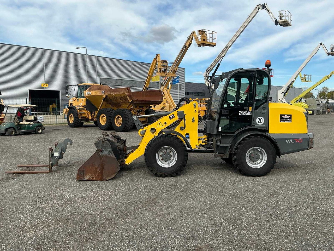 Wacker-Neuson WL70 - Wheel loader: gambar 1 Wacker-Neuson WL70 - Wheel loader: gambar 1