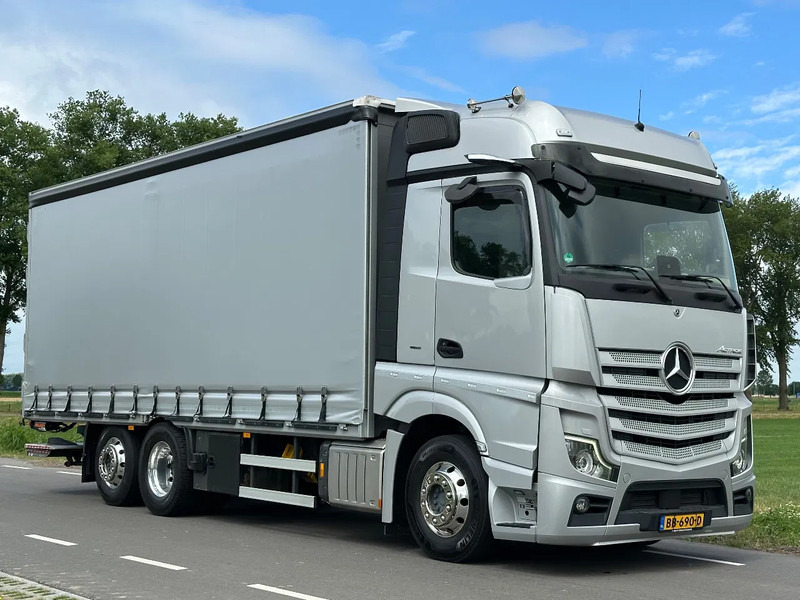 Mercedes-Benz Actros ACTROS 2545LL EURO6. 2021. Schuifzeil Bakwagen met Laadklep. - Truk dengan terpal samping: gambar 5 Mercedes-Benz Actros ACTROS 2545LL EURO6. 2021. Schuifzeil Bakwagen met Laadklep. - Truk dengan terpal samping: gambar 5