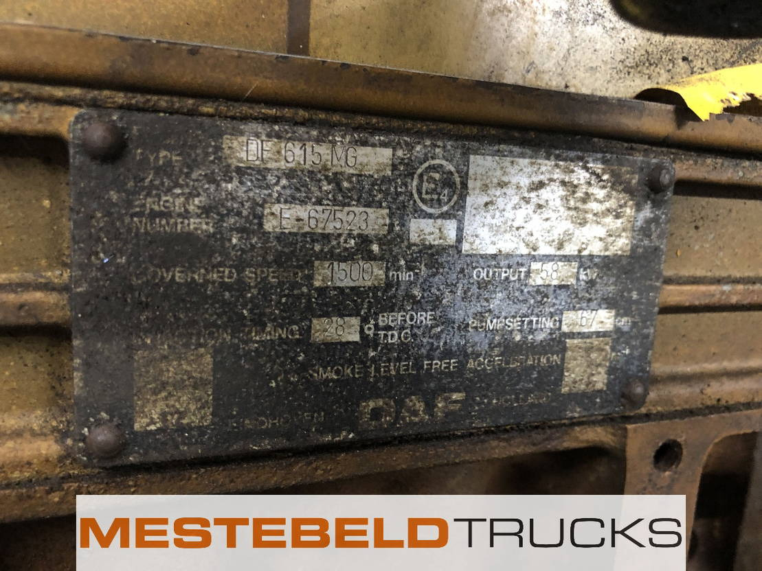 DAF Motor DF615 MG Marine - Suku Cadang Mesin untuk Truk: gambar 5 DAF Motor DF615 MG Marine - Suku Cadang Mesin untuk Truk: gambar 5