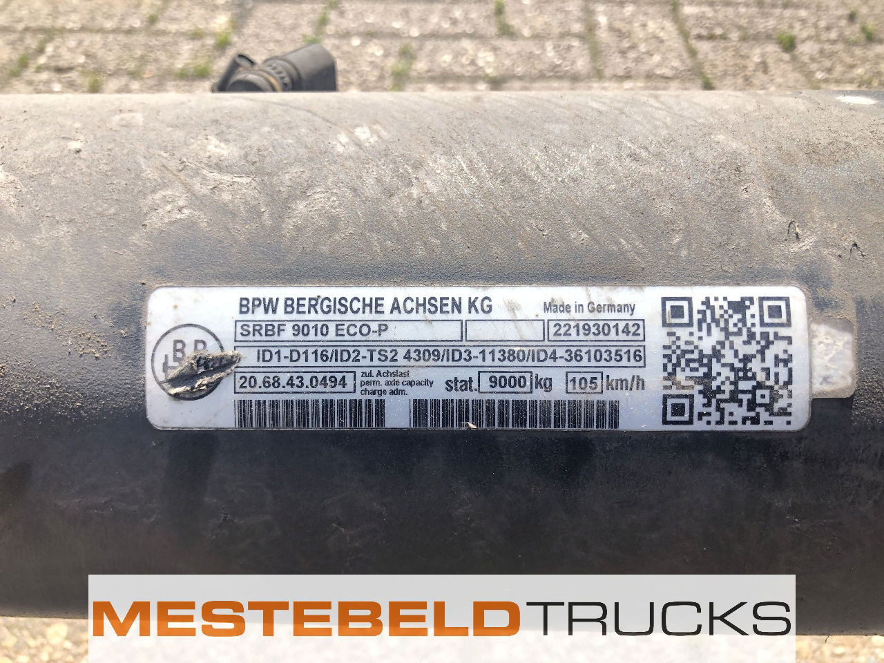 Kögel BPW Srbf 9010 ECO-P - As roda belakang untuk Truk: gambar 4 Kögel BPW Srbf 9010 ECO-P - As roda belakang untuk Truk: gambar 4