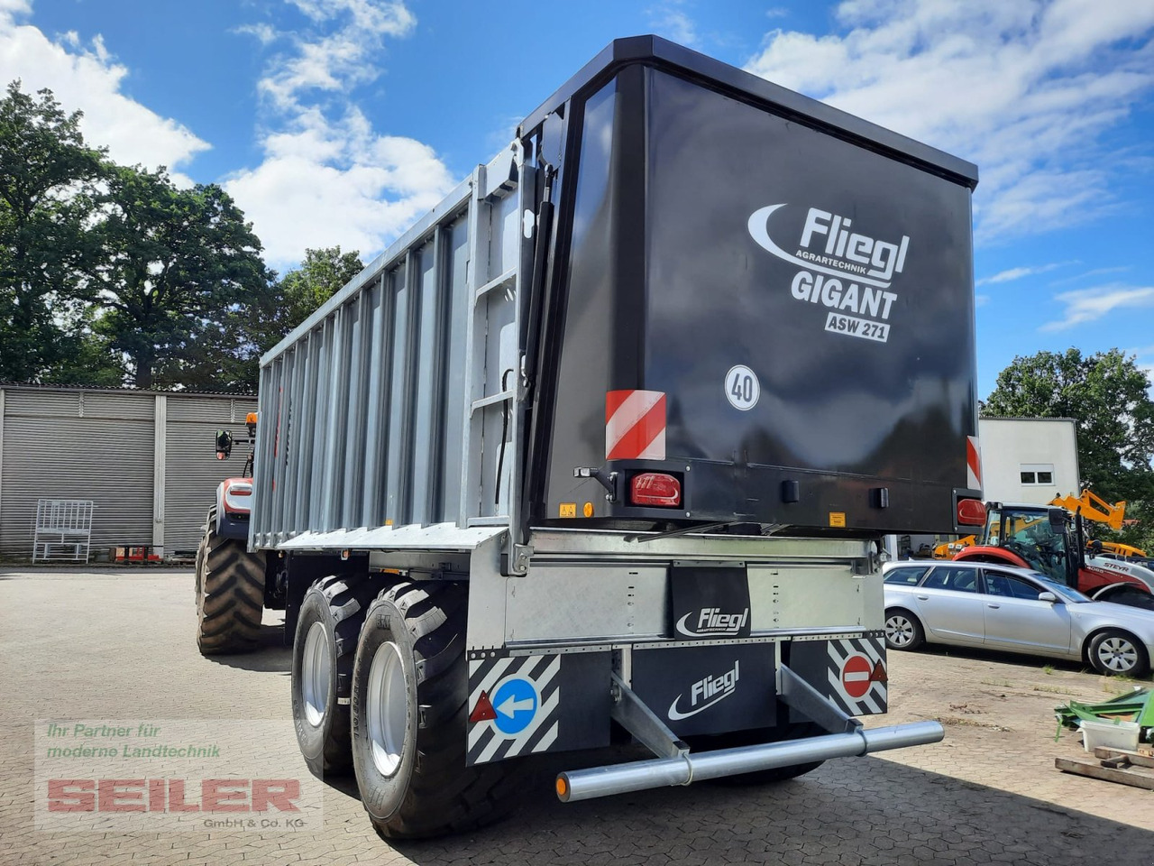 Fliegl ASW 271 C FOX Lenkachse 26,5" 35m³ - Keranjang pemuatan sendiri: gambar 4 Fliegl ASW 271 C FOX Lenkachse 26,5" 35m³ - Keranjang pemuatan sendiri: gambar 4