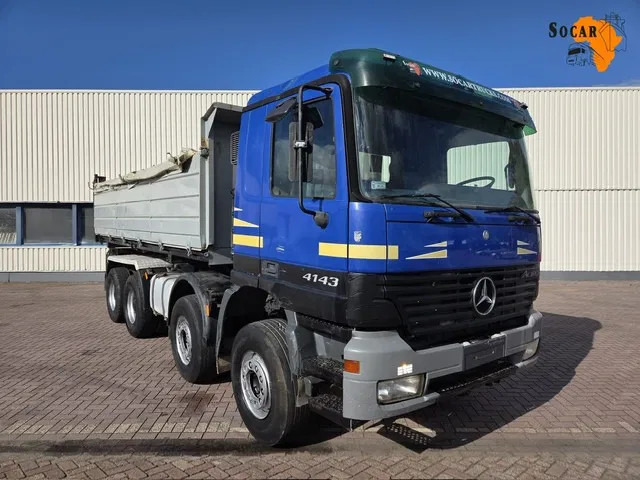 Mercedes-Benz Actros 4143 8X4 TIPPER (THREE PEDALS) - Truk jungkit: gambar 1 Mercedes-Benz Actros 4143 8X4 TIPPER (THREE PEDALS) - Truk jungkit: gambar 1