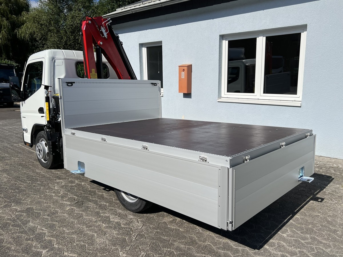 Van flatbed baru FUSO 3S15 Alu Pritsche Ladekran 34S 3 x hydr.: gambar 13