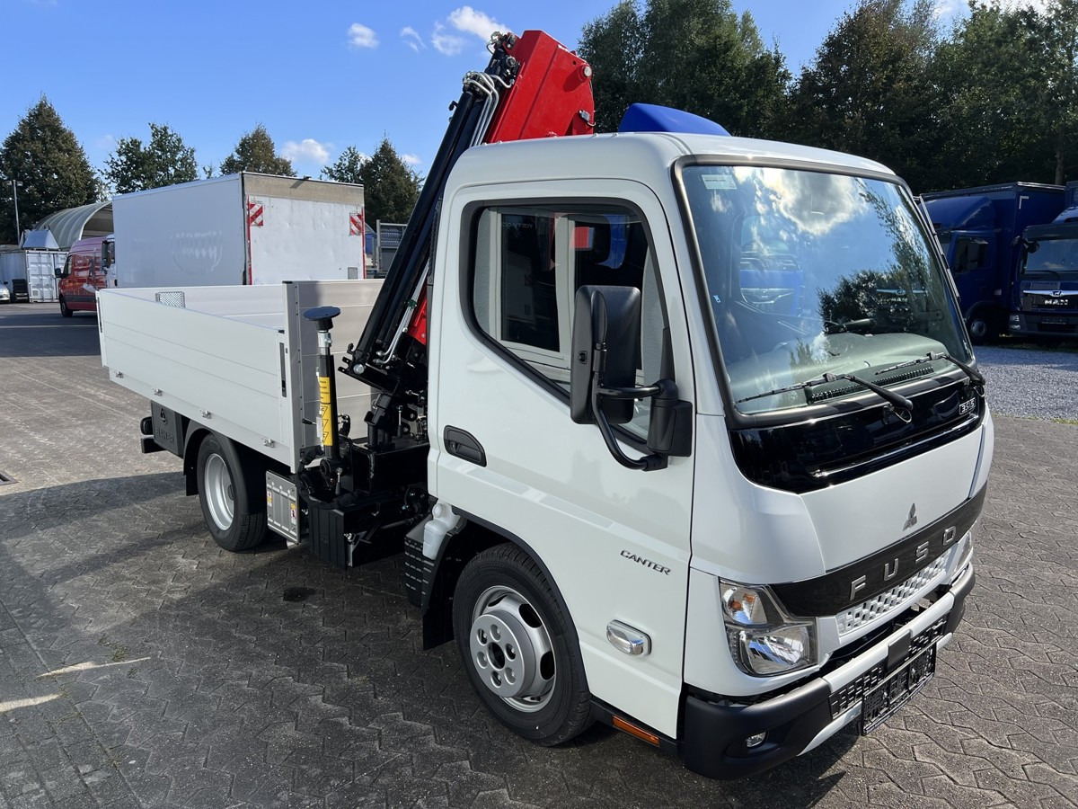 Van flatbed baru FUSO 3S15 Alu Pritsche Ladekran 34S 3 x hydr.: gambar 19