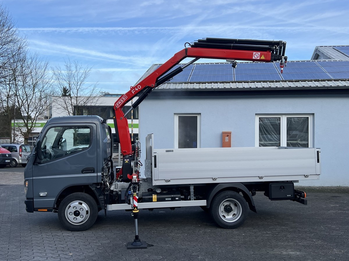 FUSO 6S15 Pritsche 3.0m Kran 4xhydr. Funk! - Van flatbed: gambar 3 FUSO 6S15 Pritsche 3.0m Kran 4xhydr. Funk! - Van flatbed: gambar 3