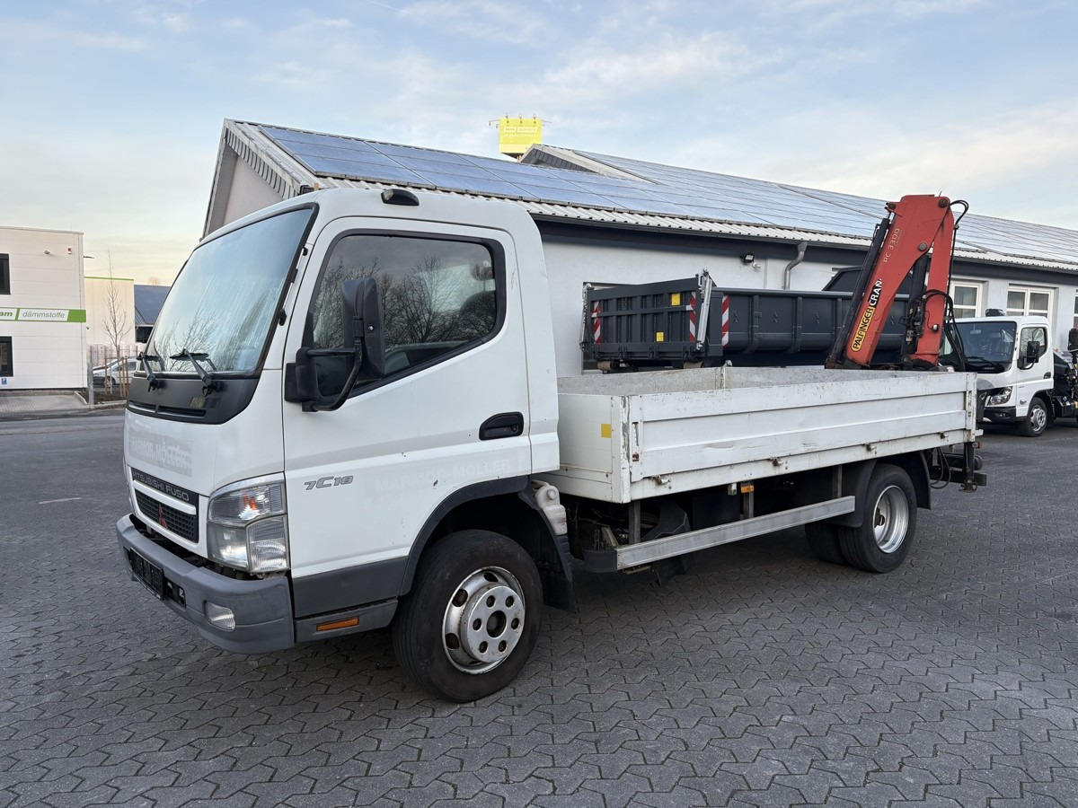 FUSO FUSO 7C18 Canter Pritsche 3.8m Kran 2x hydr. - Van flatbed: gambar 2 FUSO FUSO 7C18 Canter Pritsche 3.8m Kran 2x hydr. - Van flatbed: gambar 2