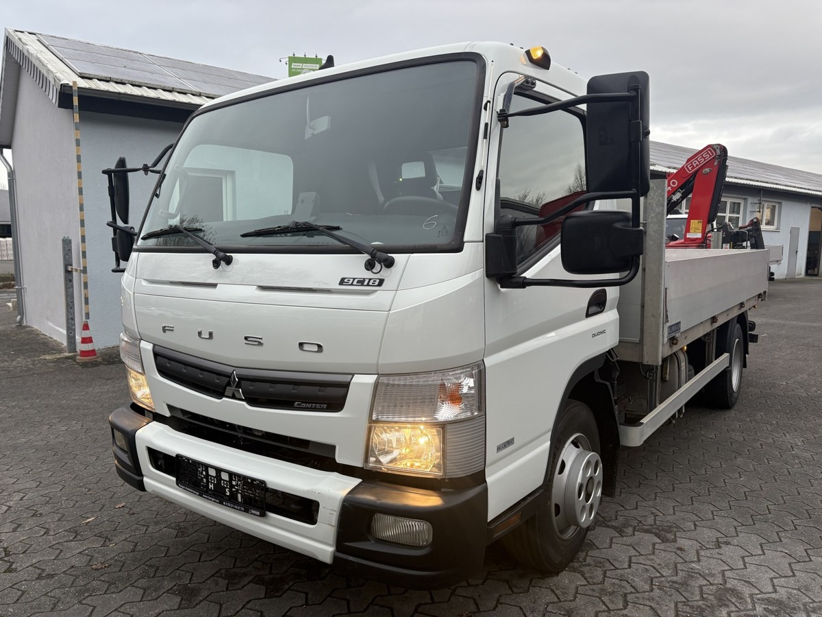 FUSO FUSO 9C18 Canter Pritsche 3.8m Kran 2x hydr. - Van flatbed: gambar 2 FUSO FUSO 9C18 Canter Pritsche 3.8m Kran 2x hydr. - Van flatbed: gambar 2