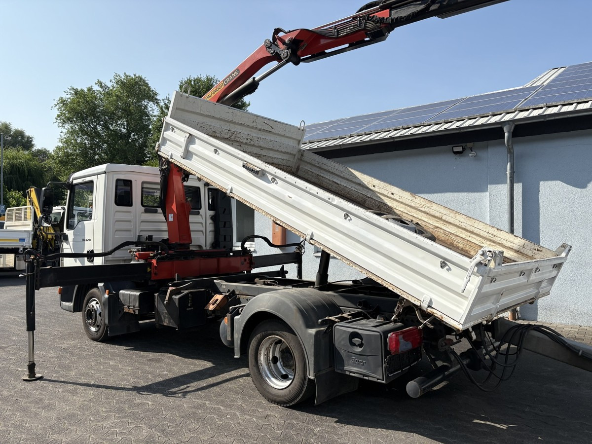 MAN TGL 8.210 Meiller Dreiseitenkipper mit Ladekran - Van jungkit: gambar 2 MAN TGL 8.210 Meiller Dreiseitenkipper mit Ladekran - Van jungkit: gambar 2