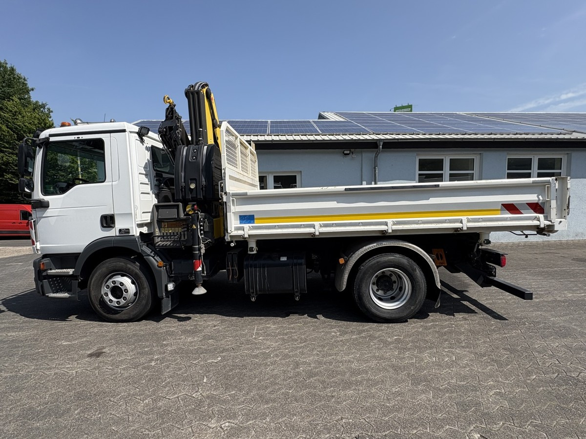 MAN TGM 15.290 BL 3-Seiten Kipper Kran (Funk) sofort - Truk jungkit, Truk derek: gambar 2 MAN TGM 15.290 BL 3-Seiten Kipper Kran (Funk) sofort - Truk jungkit, Truk derek: gambar 2