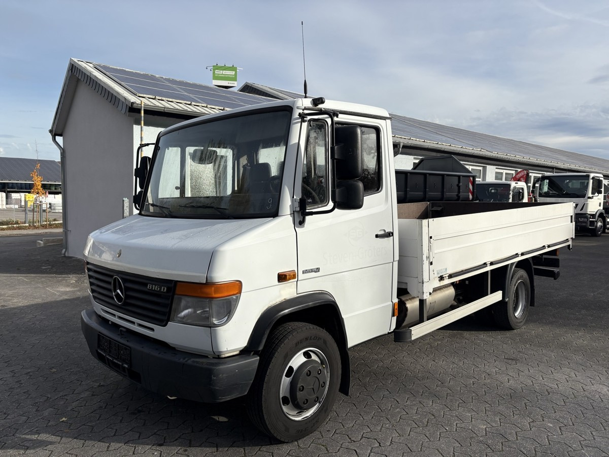MERCEDES-BENZ Vario 816D Alupritsche 1 Hand - Van flatbed: gambar 2 MERCEDES-BENZ Vario 816D Alupritsche 1 Hand - Van flatbed: gambar 2