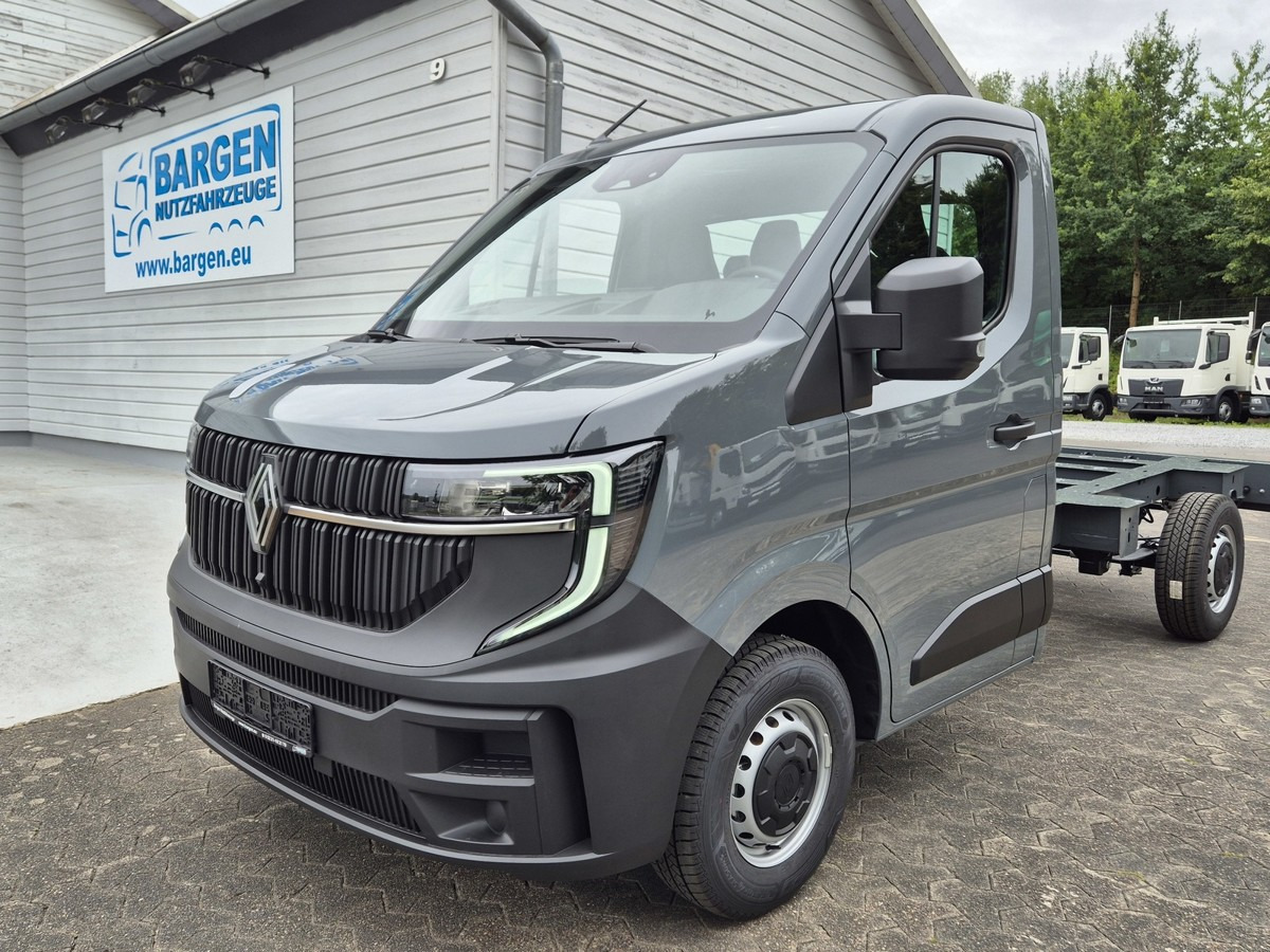 RENAULT Master L2H1 (neues Mod.) Alupritsche m. Kran - Van flatbed: gambar 1 RENAULT Master L2H1 (neues Mod.) Alupritsche m. Kran - Van flatbed: gambar 1