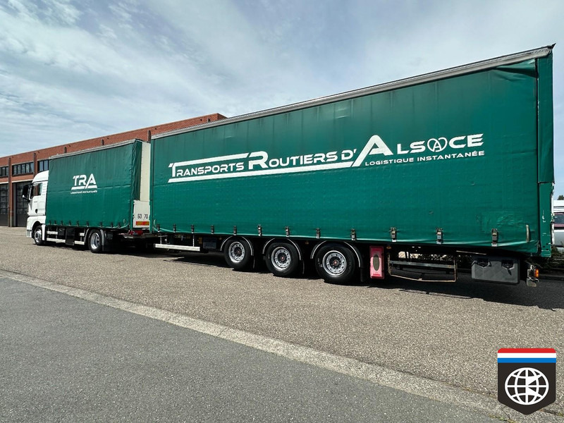 MAN TGX 18 440 NIGHT A/C - RETARDER - COMBI FREUHAUF - Truk dengan terpal samping: gambar 3 MAN TGX 18 440 NIGHT A/C - RETARDER - COMBI FREUHAUF - Truk dengan terpal samping: gambar 3