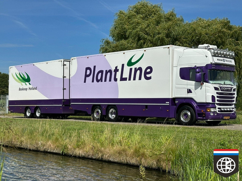 Scania R 500 B 6X2*4 PLANTS COMBI - FULL AIR - RETARDER - 2X TAILLIFT - SPECIAL INTERIOR - CONCOURSTAAT - Truk berpendingin: gambar 1 Scania R 500 B 6X2*4 PLANTS COMBI - FULL AIR - RETARDER - 2X TAILLIFT - SPECIAL INTERIOR - CONCOURSTAAT - Truk berpendingin: gambar 1
