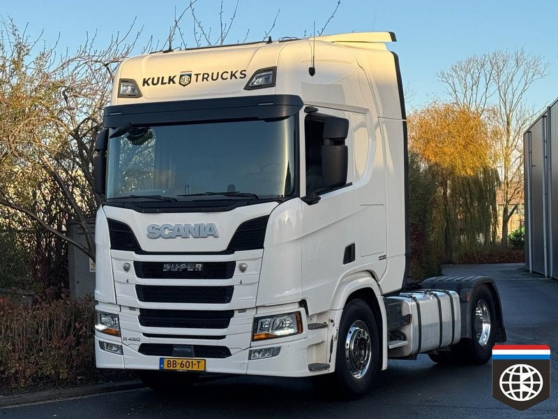 Scania R450 PTO HYDRAULIC / ALU WHEELS / RETARDER / CLEAN NL TRUCK - Tractor head: gambar 1 Scania R450 PTO HYDRAULIC / ALU WHEELS / RETARDER / CLEAN NL TRUCK - Tractor head: gambar 1