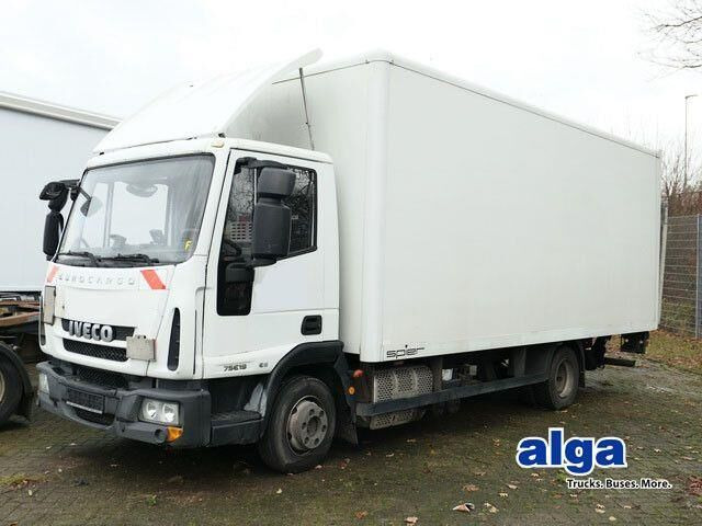 Iveco 75E19 4x2, 6.100mm lang, LBW, Kilma, Luftfede. - Truk box: gambar 1 Iveco 75E19 4x2, 6.100mm lang, LBW, Kilma, Luftfede. - Truk box: gambar 1