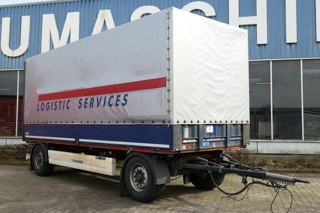 Krone AZ, Bordwände, BPW, 7.300mm lang, Luftfederung - Trailer dengan terpal samping: gambar 2 Krone AZ, Bordwände, BPW, 7.300mm lang, Luftfederung - Trailer dengan terpal samping: gambar 2