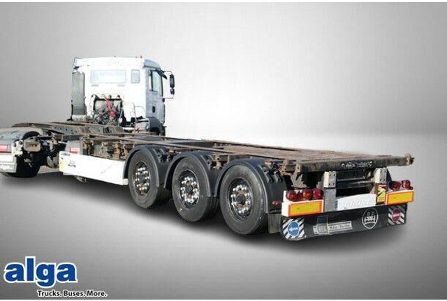 Krone SD, Container-Chassis, Heckausschub, Luft-Lift - Semi-trailer low bed: gambar 1 Krone SD, Container-Chassis, Heckausschub, Luft-Lift - Semi-trailer low bed: gambar 1