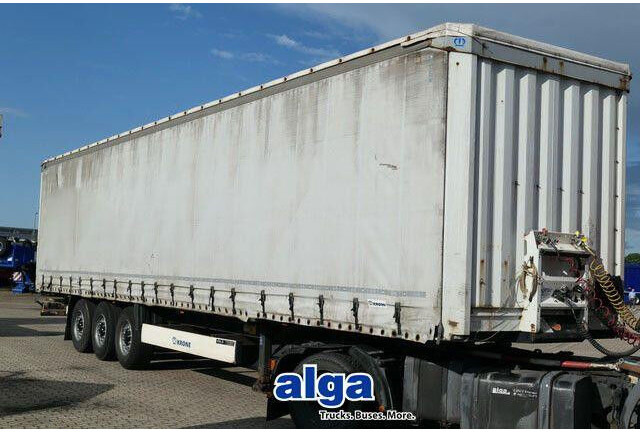 Krone SD, Edscha, Schiebeplane, Zurrösen, Luftfederung - Semi-trailer dengan terpal samping: gambar 1 Krone SD, Edscha, Schiebeplane, Zurrösen, Luftfederung - Semi-trailer dengan terpal samping: gambar 1
