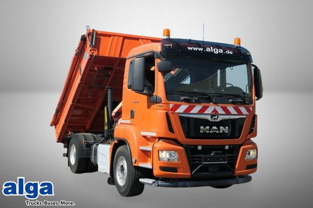 MAN 18.460 TGS/4x2/Meiller/Palfinger 8.501 SLD/AHK - Truk jungkit, Truk derek: gambar 1 MAN 18.460 TGS/4x2/Meiller/Palfinger 8.501 SLD/AHK - Truk jungkit, Truk derek: gambar 1