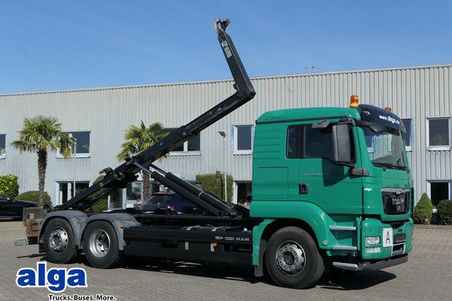 MAN 26.400 TGS BL 6x2, Hiab XR18S59, Lenk-Lift,Klima - Hook lift: gambar 1 MAN 26.400 TGS BL 6x2, Hiab XR18S59, Lenk-Lift,Klima - Hook lift: gambar 1