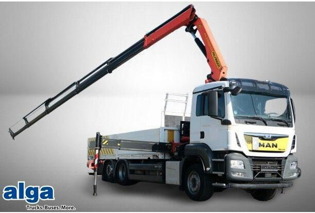 MAN 26.440 TGS LL 6x2, Palfinger PK 22002, Klima,AHK - Truk flatbed: gambar 1 MAN 26.440 TGS LL 6x2, Palfinger PK 22002, Klima,AHK - Truk flatbed: gambar 1