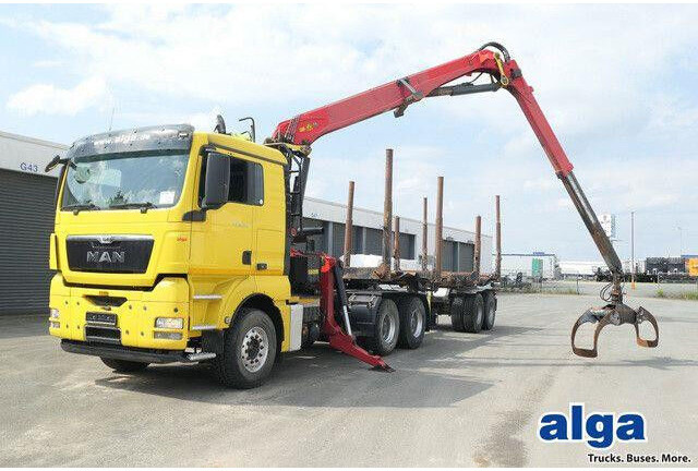 MAN 26.540 TGX 6x4, Kombizug, Huttner LNZK 20 - Truk logging: gambar 1 MAN 26.540 TGX 6x4, Kombizug, Huttner LNZK 20 - Truk logging: gambar 1