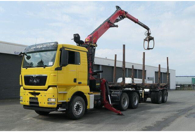 MAN 26.540 TGX 6x4, Kombizug, Huttner LNZK 20 - Truk logging: gambar 2 MAN 26.540 TGX 6x4, Kombizug, Huttner LNZK 20 - Truk logging: gambar 2