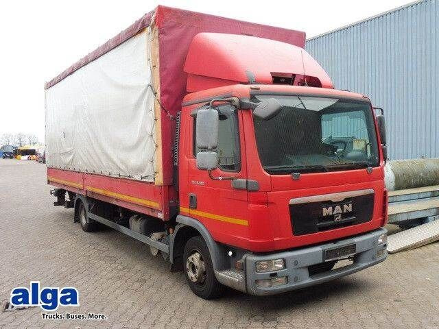 MAN TGL 8.180/LBW/Schiebeverdeck/Automatik - Truk dengan terpal samping: gambar 1 MAN TGL 8.180/LBW/Schiebeverdeck/Automatik - Truk dengan terpal samping: gambar 1