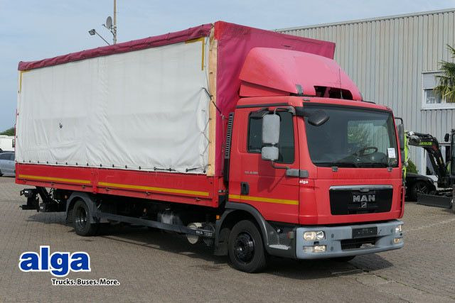 MAN TGL 8.180/LBW/Schiebeverdeck/Automatik - Van dengan terpal samping: gambar 1 MAN TGL 8.180/LBW/Schiebeverdeck/Automatik - Van dengan terpal samping: gambar 1