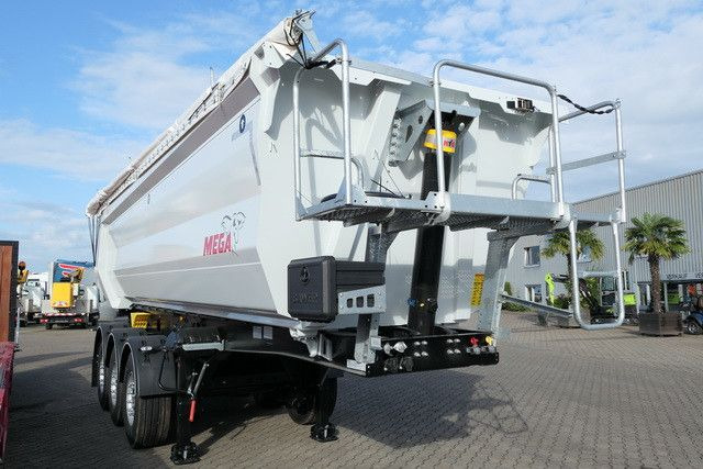 Semi-trailer jungkit MEGA MNW, Stahl, 25m³, Luft-Lift, anliegende Klappe: gambar 7