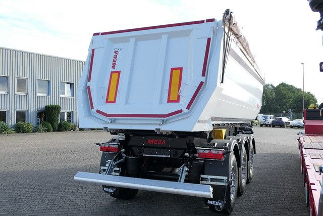 Semi-trailer jungkit MEGA MNW, Stahl, 25m³, Luft-Lift, anliegende Klappe: gambar 9