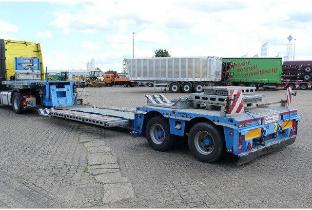 Semi-trailer low bed MEUSBURGER MPG 2, ausziehbar, verbreiterbar, Radmulden, BPW: gambar 9
