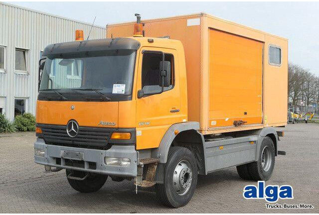 Mercedes-Benz 1518 A Atego 4X4, Klima, AHK, Allrad, Rolltor - Truk box: gambar 1 Mercedes-Benz 1518 A Atego 4X4, Klima, AHK, Allrad, Rolltor - Truk box: gambar 1