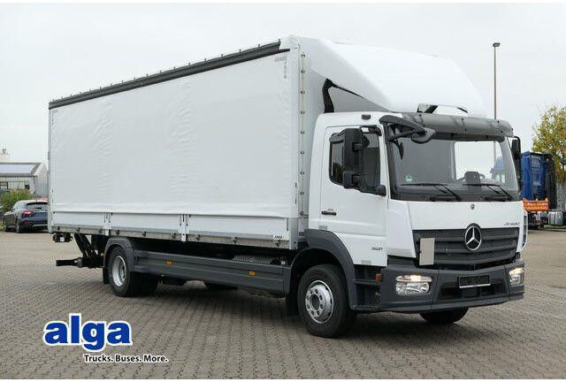 Mercedes-Benz 1521 L Atego 4x2, LBW, Schiebeplane, Klima, Luft - Truk dengan terpal samping: gambar 1 Mercedes-Benz 1521 L Atego 4x2, LBW, Schiebeplane, Klima, Luft - Truk dengan terpal samping: gambar 1