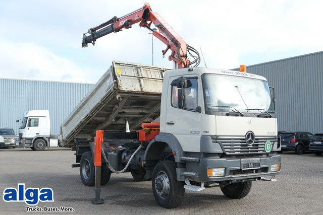 Mercedes-Benz 1828 Atego 4x4, Atlas AK 105.1, Funk, Hydr., AHK - Truk jungkit, Truk derek: gambar 1 Mercedes-Benz 1828 Atego 4x4, Atlas AK 105.1, Funk, Hydr., AHK - Truk jungkit, Truk derek: gambar 1