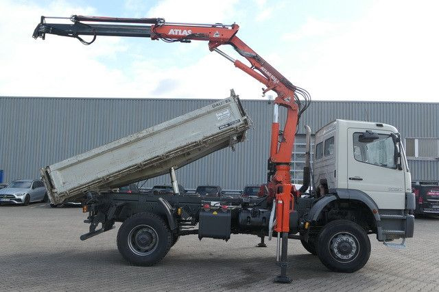 Mercedes-Benz 1828 Atego 4x4, Atlas AK 105.1, Funk, Hydr., AHK - Truk jungkit, Truk derek: gambar 2 Mercedes-Benz 1828 Atego 4x4, Atlas AK 105.1, Funk, Hydr., AHK - Truk jungkit, Truk derek: gambar 2