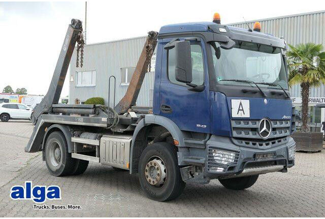 Mercedes-Benz 1832 K Arocs 4x2, Hiab SLT 140, teleskop., Klima - Truk pembawa sistem kabel: gambar 1 Mercedes-Benz 1832 K Arocs 4x2, Hiab SLT 140, teleskop., Klima - Truk pembawa sistem kabel: gambar 1