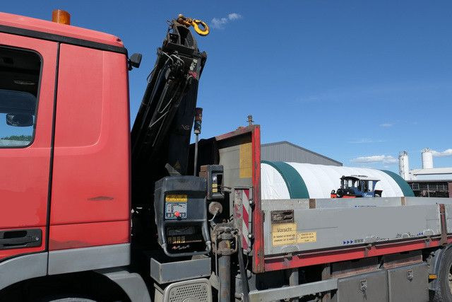 Mercedes-Benz 1844 L Actros 4x2, Hiab 144E-3, Funk, Voll-Luft - Truk flatbed, Truk derek: gambar 3 Mercedes-Benz 1844 L Actros 4x2, Hiab 144E-3, Funk, Voll-Luft - Truk flatbed, Truk derek: gambar 3