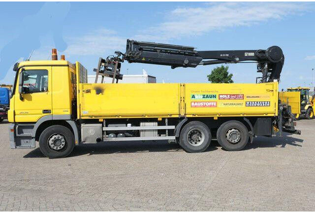 Mercedes-Benz 2536 Actros/MP3/HIAB 211DL/AHK/Klima - Truk flatbed: gambar 4 Mercedes-Benz 2536 Actros/MP3/HIAB 211DL/AHK/Klima - Truk flatbed: gambar 4