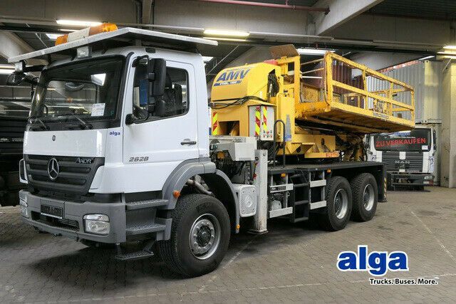 Mercedes-Benz 2628 K/6x4/Arbeitsbühne/Tunnel/Funk/Kompressor - Platform udara yang dipasang di truk: gambar 1 Mercedes-Benz 2628 K/6x4/Arbeitsbühne/Tunnel/Funk/Kompressor - Platform udara yang dipasang di truk: gambar 1