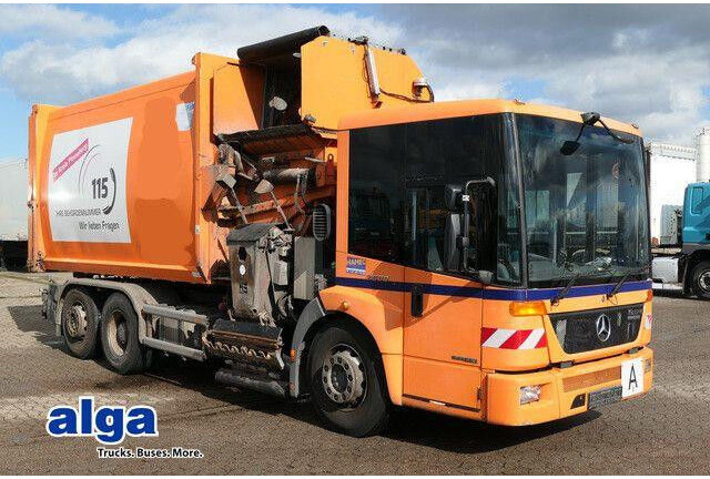 Mercedes-Benz 2633 Econic, Schörling, Seitenlader, Klima, - Truk sampah: gambar 1 Mercedes-Benz 2633 Econic, Schörling, Seitenlader, Klima, - Truk sampah: gambar 1