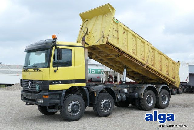 Mercedes-Benz 4140 AK Actros 8x8, Allrad, Meiller, 17m³ - Truk jungkit: gambar 1 Mercedes-Benz 4140 AK Actros 8x8, Allrad, Meiller, 17m³ - Truk jungkit: gambar 1