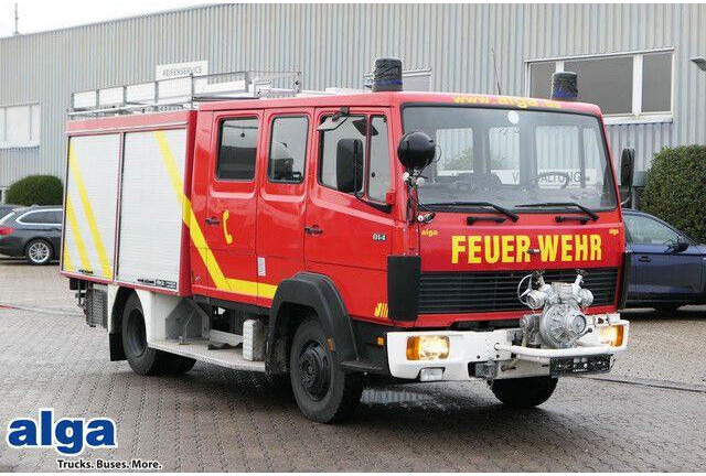 Mercedes-Benz 814 F 4x2, Pumpe, DOKA, Feuerwehr, 26tkm - Truk pemadam kebakaran: gambar 1 Mercedes-Benz 814 F 4x2, Pumpe, DOKA, Feuerwehr, 26tkm - Truk pemadam kebakaran: gambar 1