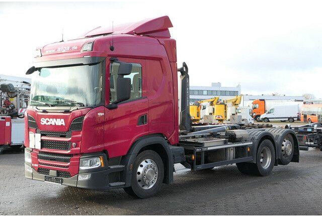 Scania G 450 6x2, Meiller RL 18.65, Retarder,Alu-Felgen - Hook lift: gambar 5 Scania G 450 6x2, Meiller RL 18.65, Retarder,Alu-Felgen - Hook lift: gambar 5