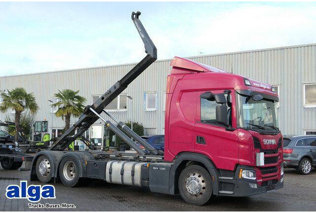 Scania G 450 6x2, Meiller RL 18.65, Retarder,Alu-Felgen - Hook lift: gambar 1 Scania G 450 6x2, Meiller RL 18.65, Retarder,Alu-Felgen - Hook lift: gambar 1