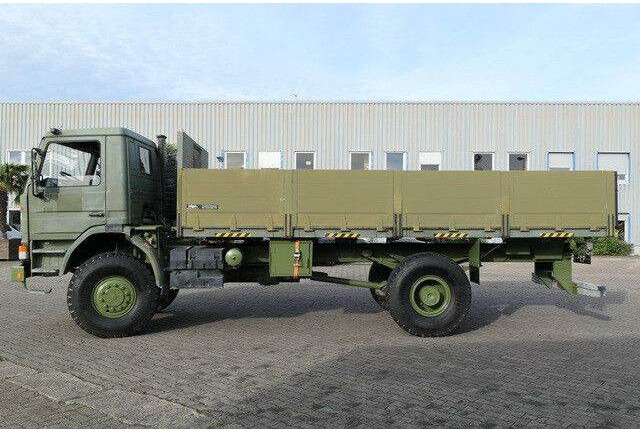 Scania P92HK 4x4, Allrad, Einzelbereifung, Klima, 40tkm - Truk flatbed: gambar 2 Scania P92HK 4x4, Allrad, Einzelbereifung, Klima, 40tkm - Truk flatbed: gambar 2