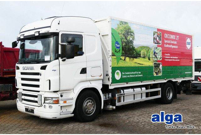 Scania R 420 LB4X2, Schwenkwand, LBW 2,0to., Retarder - Truk box: gambar 1 Scania R 420 LB4X2, Schwenkwand, LBW 2,0to., Retarder - Truk box: gambar 1