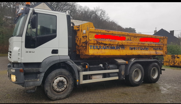 Camion porte container + container 11 m³ Iveco Trakker 380 - Hook lift: gambar 2 Camion porte container + container 11 m³ Iveco Trakker 380 - Hook lift: gambar 2