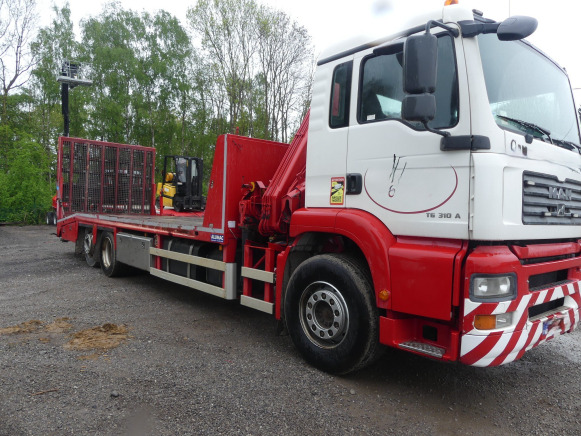 Camion porte engin avec grue MAN SH 26 FNLC (TG310A) (2001-598.228 km) (WMAH17ZZZ1M330134) - Mobil derek: gambar 3 Camion porte engin avec grue MAN SH 26 FNLC (TG310A) (2001-598.228 km) (WMAH17ZZZ1M330134) - Mobil derek: gambar 3